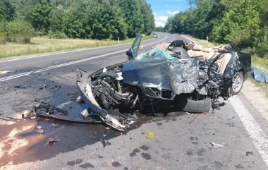 Śmiertelny wypadek na DW-835 we Frampolu - Aktualności KPP Biłgoraj